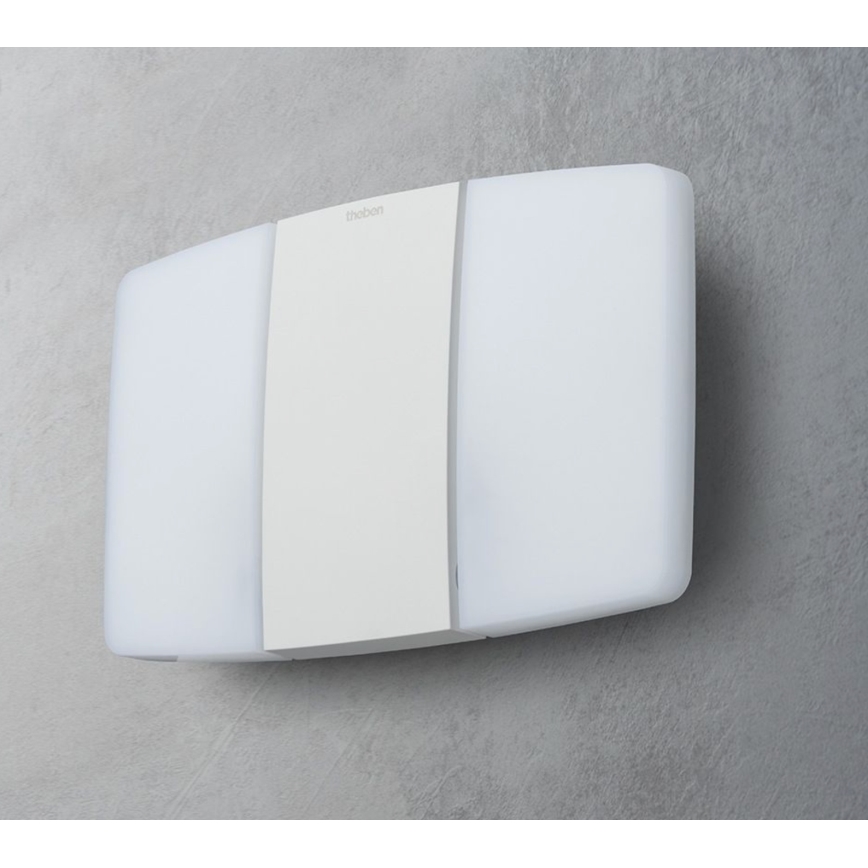 theben - LED Nástenný reflektor 2xLED/10W/230V biela IP55