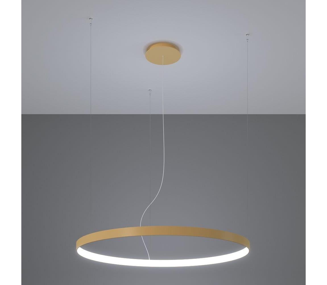 Thoro TH.181 - LED&amp;nbsp; Luster na lanku RIO LED&amp;nbsp;/50W/230V CRI95 4000K pr. 78 cm zlatá TH.181