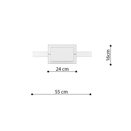 Thoro TH.221 - LED Luster na lanku RIO LED/30W/230V CRI 95 4000K pr. 55 cm zlatá