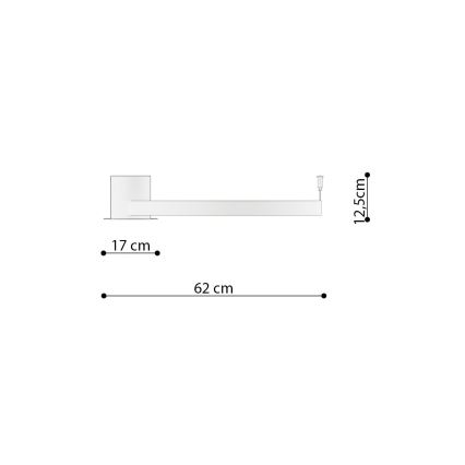 Thoro TH.222 - LED Stropné svietidlo RIO LED/30W/230V CRI 90 3000K pr. 55 cm zlatá