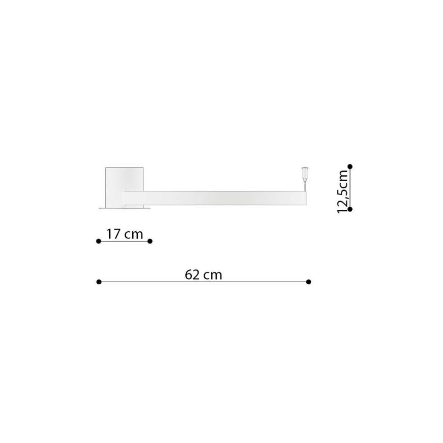 Thoro TH.222 - LED Stropné svietidlo RIO LED/30W/230V CRI 90 3000K pr. 55 cm zlatá