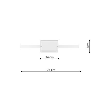 Thoro TH.248 - LED Luster na lanku RIO LED/50W/230V CRI90 3000K pr. 78 cm zlatá