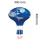 Tienidlo modrá lietajúci balón E27 400x400 mm