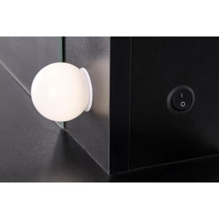 Toaletný stolík AMORIO čierny