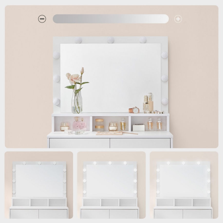 Toaletný stolík HATOR biely