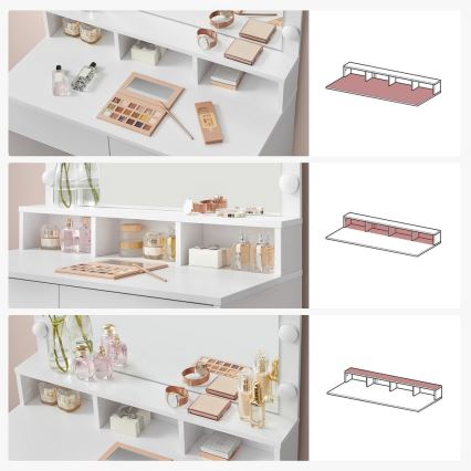 Toaletný stolík HATOR biely