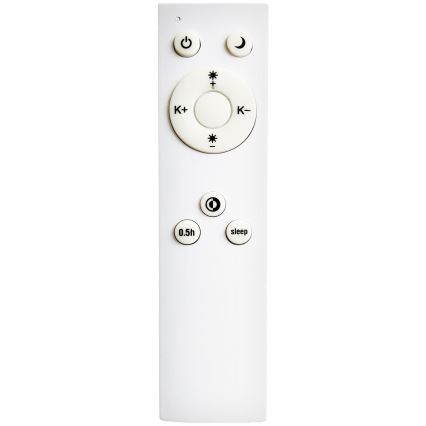 Top Light - LED Stmievateľné kúpeľňové stropné svietidlo PETAL LED/48W/230V IP44 3000-6500K pr. 48 cm čierna + diaľkové ovládanie