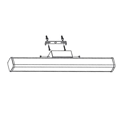 Top Light - LED Kúpeľňové osvetlenie zrkadla MADEIRA LED/8W/230V 40 cm IP44