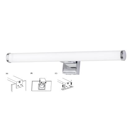 Top Light - LED Kúpeľňové osvetlenie zrkadla OREGON LED/7W/230V 40 cm IP44