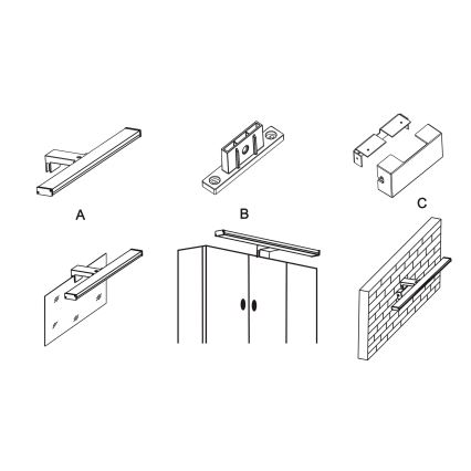 Top Light - LED osvetlenie zrkadla do kúpeľne TEXAS XL LED/10W/230V 3000/4000/6500K IP44 60 cm matný chróm