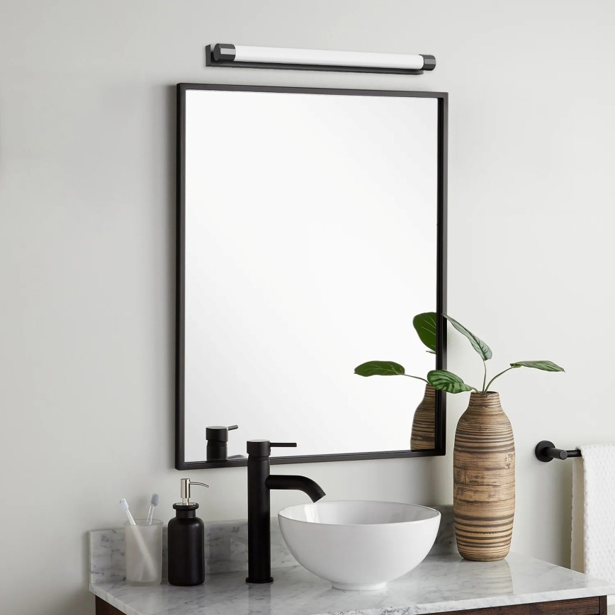 Top Light - LED Kúpeľňové osvetlenie zrkadla TURIA LED/8W/230V 3000/4000/6500K IP44 40 cm čierna