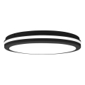 Top Light - LED Kúpeľňové stropné svietidlo COMET LED/40W/230V 3000/4000/6500K IP54 čierna pr. 40 cm