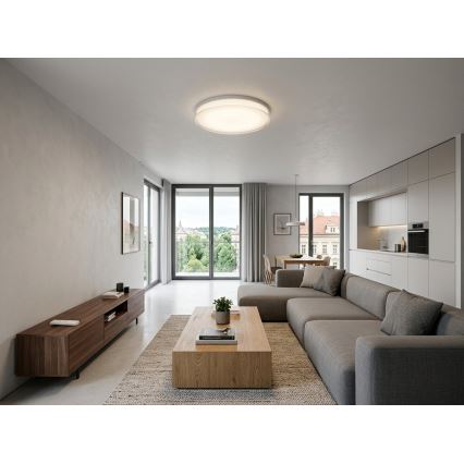 Top Light - LED Stmievateľné kúpeľňové stropné svietidlo NEXUS LED/45W/230V 3000-6500K IP44 pr. 38 cm biela + diaľkové ovládanie