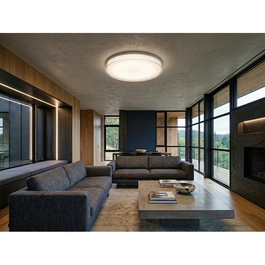 Top Light - LED stlmiteľné kúpeľňové stropné svietidlo NEXUS LED/55W/230V 3000-6500K IP44 pr. 48 cm biela + diaľkové ovládanie