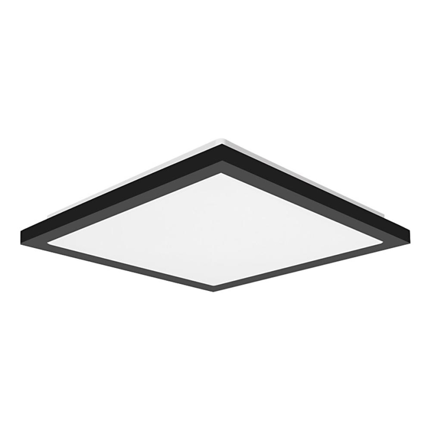 Top Light - LED Kúpeľňové stropné svietidlo ONYX LED/10W/230V IP44 3000/4000/6500K 28x28 cm čierna