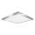Top Light - LED Kúpeľňové stropné svietidlo SILVER LED/10W/230V IP44 3000/4000/6500K 28x28 cm matný chróm