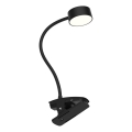 Top Light - LED nastaviteľná dotyková lampa s klipom BELLA LED/4,8W/5V 3000-6500K čierna
