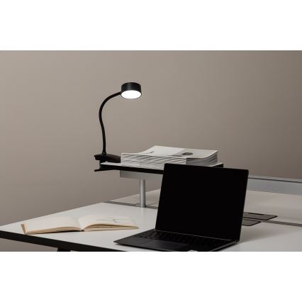 Top Light - LED nastaviteľná dotyková lampa s klipom BELLA LED/4,8W/5V 3000-6500K čierna