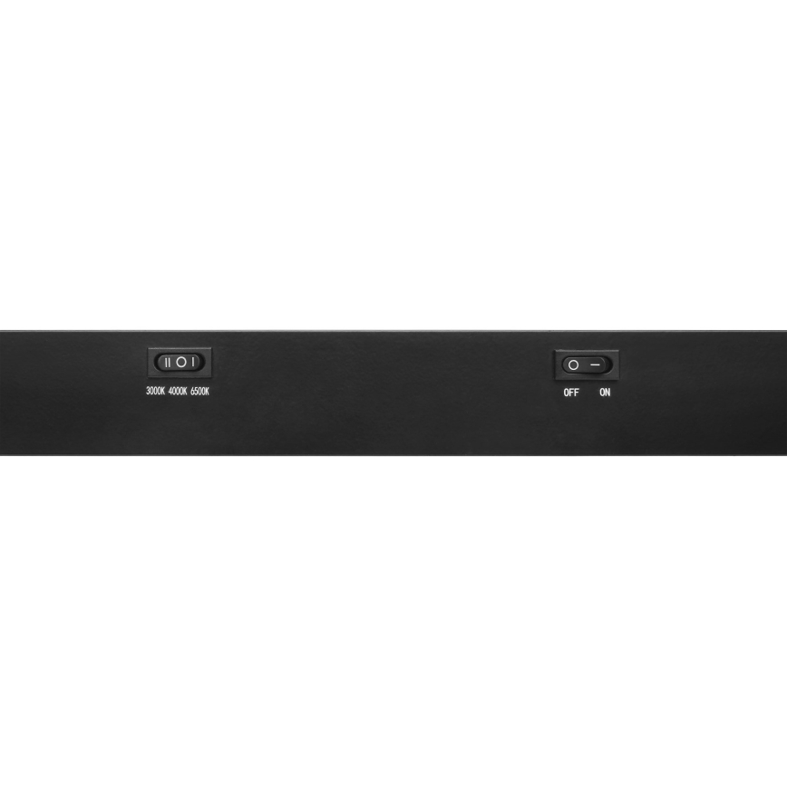 Top Light - LED Podlinkové svietidlo AXIS LED/15W/230V 3000/4000/6500K 60 cm čierna