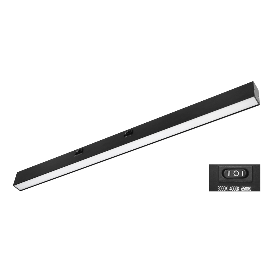 Top Light - LED Podlinkové svietidlo AXIS LED/15W/230V 3000/4000/6500K 60 cm čierna