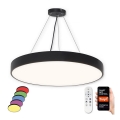 Top Light - LED RGB Stmievateľný luster na lanku  LED/60W/230V Wi-Fi Tuya čierna + diaľkové ovládanie