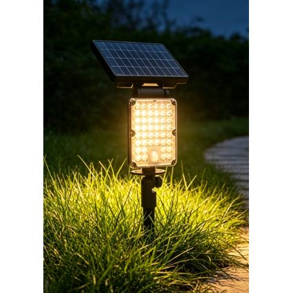 Top Light - LED solárne svietidlo so senzorom 3v1 ZENITH LED/10W/3,7V 3000/4000/6500K IP54 2400 mAh