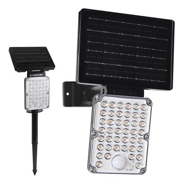 Top Light - LED solárne svietidlo so senzorom 3v1 ZENITH LED/10W/3,7V 3000/4000/6500K IP54 2400 mAh