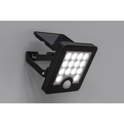 Top Light - LED Solárny nástenný reflektor so senzorom HELEON S LED/5W/3,7V IP65 4000K 1800 mAh