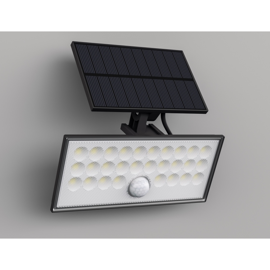 Top Light - LED Solárny nástenný reflektor so senzorom HELEON VARIO LED/8W/3,7V IP65 4000K 2200 mAh + diaľkové ovládanie
