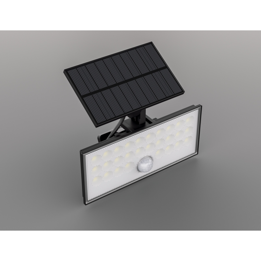 Top Light - LED Solárny nástenný reflektor so senzorom HELEON VARIO LED/8W/3,7V IP65 4000K 2200 mAh + diaľkové ovládanie