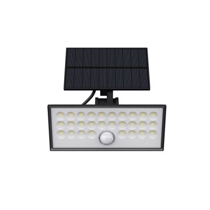 Top Light - LED Solárny nástenný reflektor so senzorom HELEON VARIO LED/8W/3,7V IP65 4000K + diaľkové ovládanie