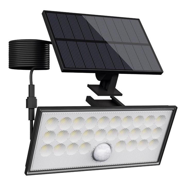 Top Light - LED Solárny nástenný reflektor so senzorom HELEON VARIO LED/8W/3,7V IP65 4000K 2200 mAh + diaľkové ovládanie