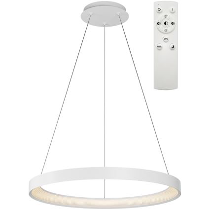 Top Light - LED Stmievateľný luster na lanku ORBIT LED/40W/230V 3000-6500K pr. 50 cm biela + diaľkové ovládanie