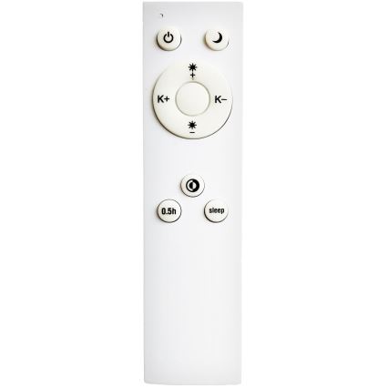 Top Light - LED Stmievateľný luster na lanku REVIT LED/36W/230V 3000-6500K pr. 40 cm biela + diaľkové ovládanie