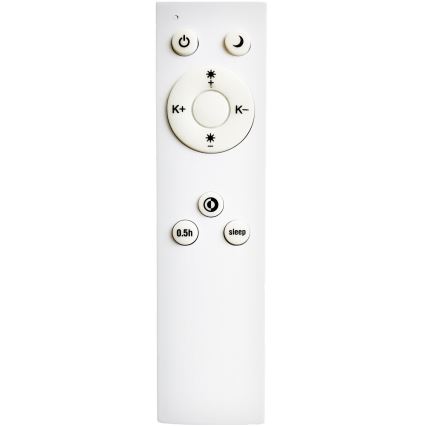 Top Light - LED Stmievateľný luster na lanku SALERNO LED/60W/230V 3000-6500K pr. 60 cm biela + diaľkové ovládanie