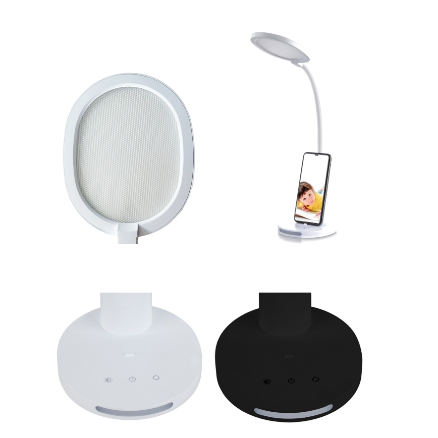 Top Light - LED stmievateľná dotyková stolová lampa VIOLA LED/12W/230V 2700-6500K čierna