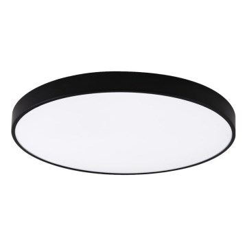 Top Light - LED stmievateľné kúpeľňové stropné svietidlo PETAL LED/60W/230V 3000-6500K IP44 priemer 59 cm čierne + diaľkové ovládanie