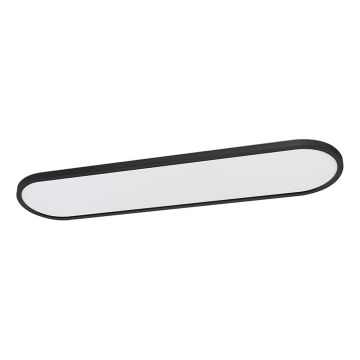 Top Light - LED Stmievateľné stropné prisadené závesné svietidlo OVAL LED/36W/230V 3000-6500K čierna + diaľkové ovládanie