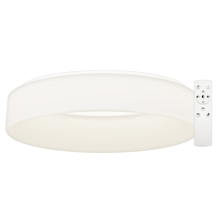 Top Light - LED stmievateľné stropné svietidlo HALO LED/60 W/230 V 3000–6500 K priemer 60 cm biela + diaľkové ovládanie