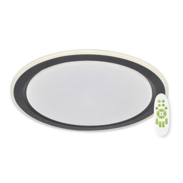 Top Light - LED Stmievateľné stropné svietidlo LED/60W/230V pr. 49 cm čierna + diaľkové ovládanie