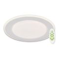 Top Light - LED Stmievateľné stropné svietidlo NORMAN LED/51W/230V pr. 39 cm biela + diaľkové ovládanie