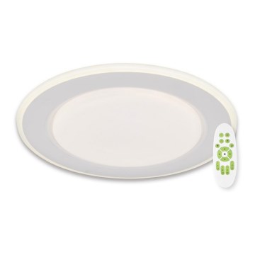 Top Light - LED Stmievateľné stropné svietidlo NORMAN LED/51W/230V pr. 39 cm biela + diaľkové ovládanie