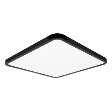 Top Light - LED Stmievateľné stropné svietidlo REVIT LED/50W/230V 3000-6500K 50x50 cm čierna + diaľkové ovládanie
