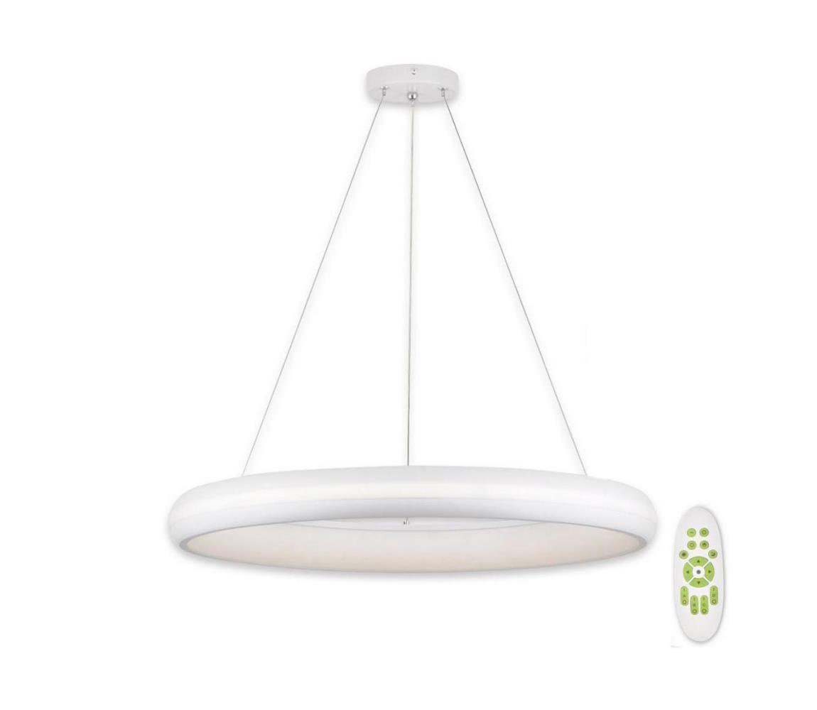 Top Light - LED Stmievateľný luster na lanku FUTURA LED/60W/230V biela + DO Futura 60BZ RC