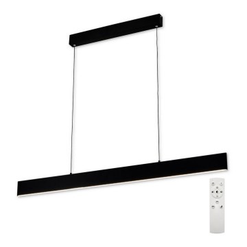 Top Light - LED Stmievateľný luster na lanku LED/30W/230V čierna + diaľkové ovládanie