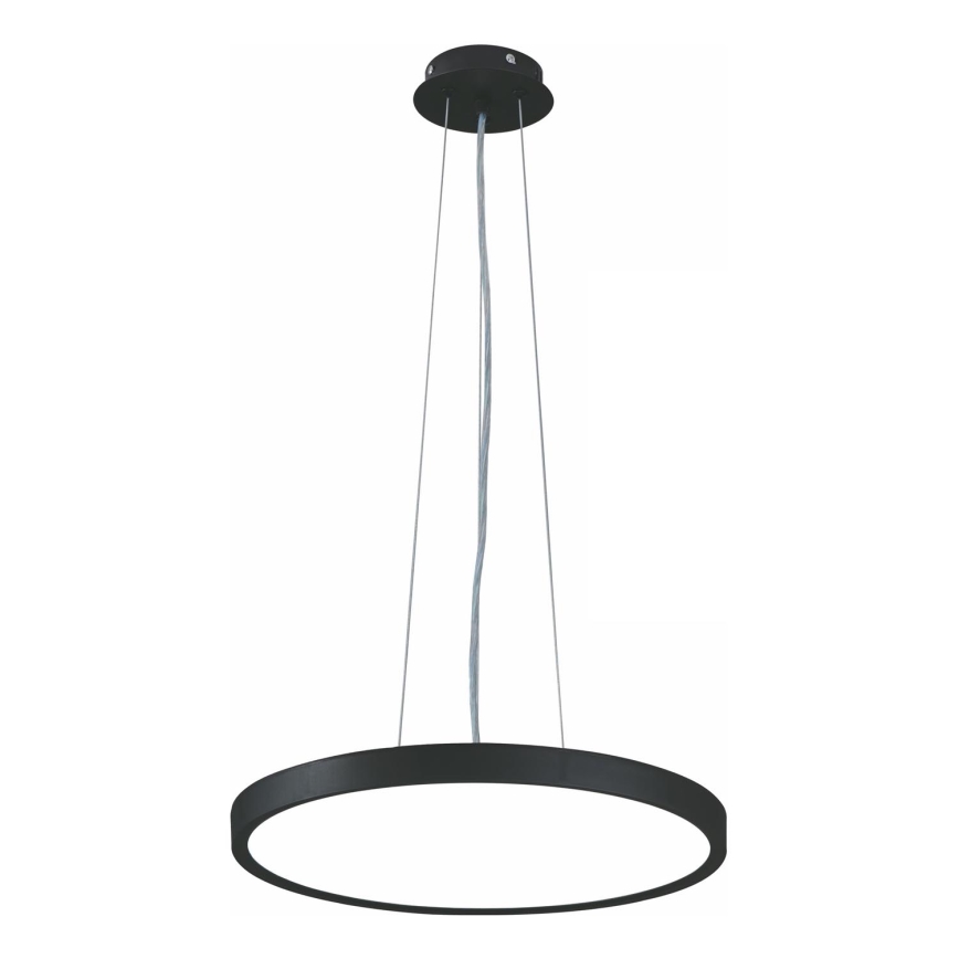 Top Light - LED Stmievateľný luster na lanku REVIT LED/36W/230V 3000-6500K pr. 40 cm čierna + diaľkové ovládanie