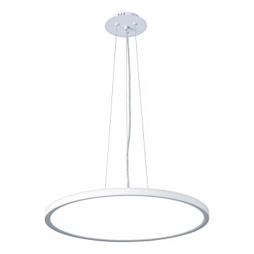 Top Light - LED Stmievateľný luster na lanku REVIT LED/50W/230V 3000-6500K pr. 60 cm biela + diaľkové ovládanie