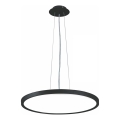 Top Light - LED Stmievateľný luster na lanku REVIT LED/50W/230V 3000-6500K pr. 60 cm čierna + diaľkové ovládanie