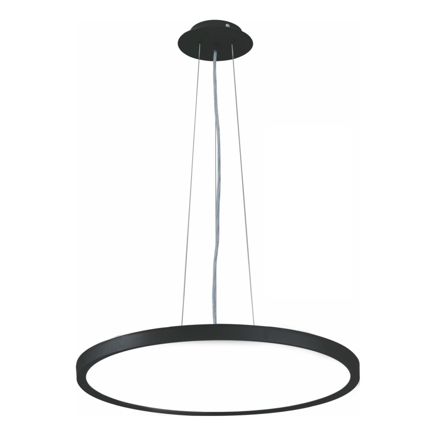 Top Light - LED Stmievateľný luster na lanku REVIT LED/50W/230V 3000-6500K pr. 60 cm čierna + diaľkové ovládanie