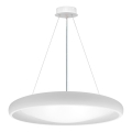 Top Light - LED Stmievateľný luster na lanku SALERNO LED/60W/230V 3000-6500K pr. 60 cm biela + diaľkové ovládanie